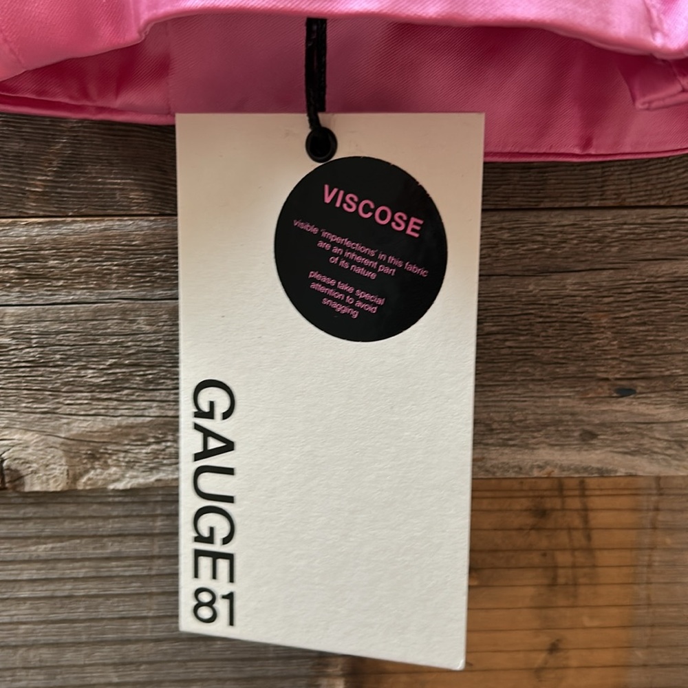 NWT Gauge81 Java Light Pink Spaghetti Strap Crop Top Size Medium - Picture 5 of 11